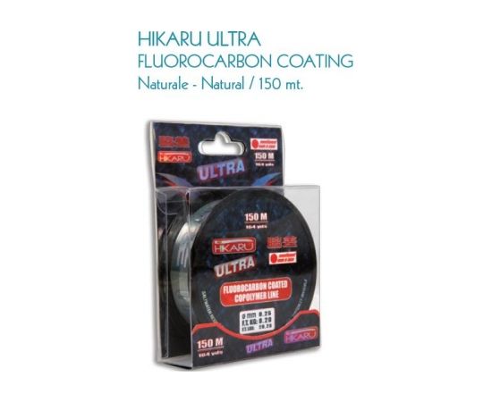 Lineaeffe Monofilās fluorocarbon aukla "Hikaru Ultra" (150m, 0.14mm)