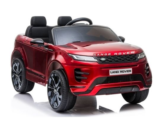 Bērnu elektromobilis Range Rover Evoque, sarkans-lakots