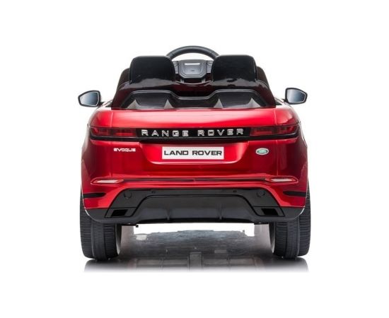 Bērnu elektromobilis Range Rover Evoque, sarkans-lakots