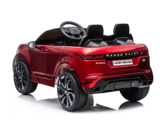 Bērnu elektromobilis Range Rover Evoque, sarkans-lakots