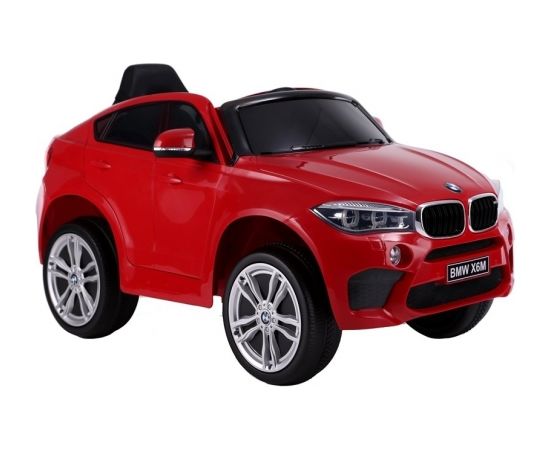 Bērnu elektromobilis BMW X6, sarkans