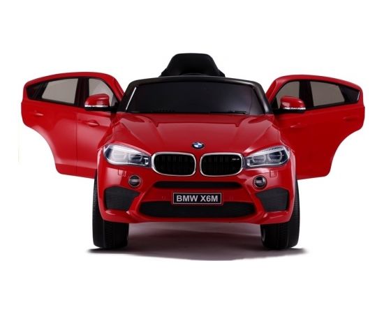 Bērnu elektromobilis BMW X6, sarkans