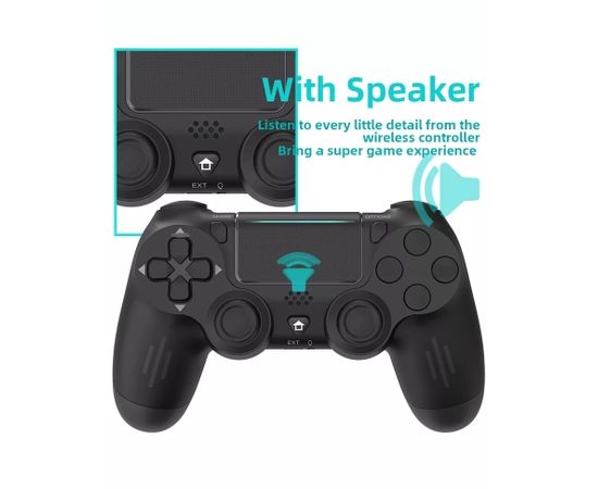 Goodbuy Bluetooth-геймпад для PS4 (PRO / SLIM) / iOS / Android / ПК / Smart TV черный