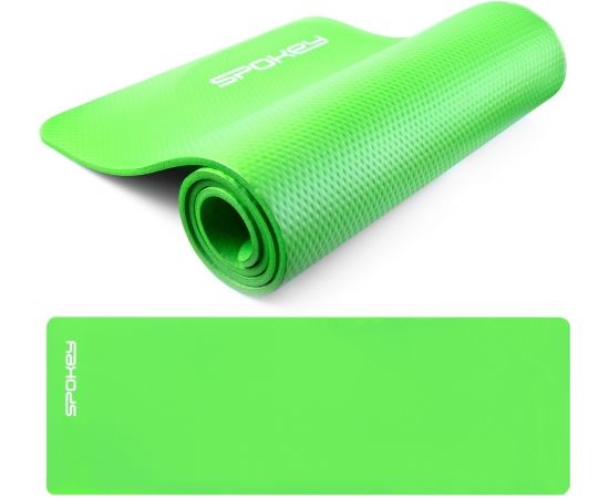 Vingrošanas paklājiņš 180x60 cm green 1 cm Spokey SOFTMAT