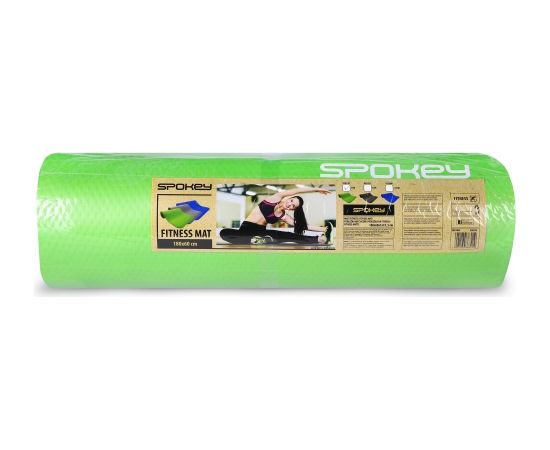 Vingrošanas paklājiņš 180x60 cm green 1 cm Spokey SOFTMAT