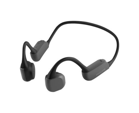 Philips Bone Conduction Bluetooth Headphones TAA6606BK/00, IP67 dust/water protection, Black / TAA6606BK/00