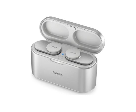 Philips Fidelio true wireless headphones T1WT/00, Noise Cancelling Pro+, Natural Fidelio sound, Wind-noise reduction, Universal fit, White / T1WT/00