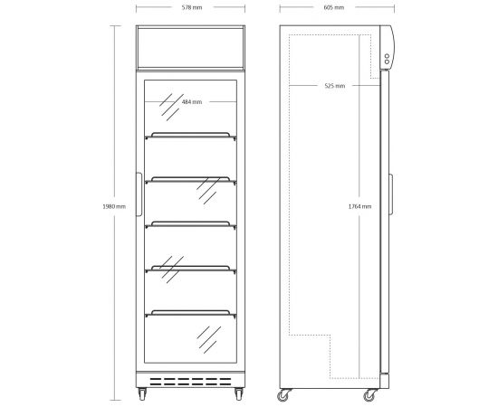 Display cooler Scandomestic SD420E