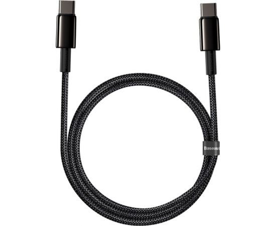 Baseus Tungsten Gold Cable Type-C to Type-C 100W 1m (black)