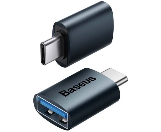 Baseus Ingenuity USB-C to USB-A adapter OTG (blue)