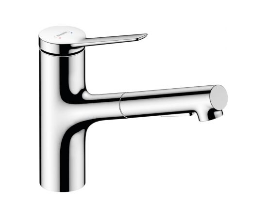 Hansgrohe virtuves izlietnes maisītājs ar izvelkamu dušu Zesis M33-150 2jet, hroms