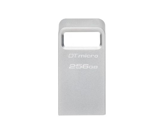 Kingston USB 3.2 Flash Drive  DataTraveler micro 256 GB, USB 3.2, Silver