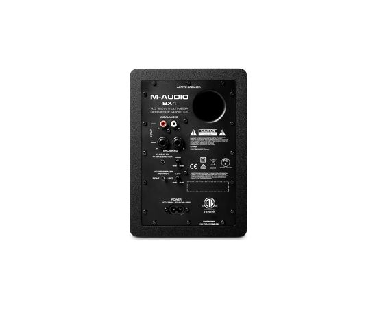 Monitoru komplekts M-AUDIO BX4 loudspeaker Black Wired 50 W