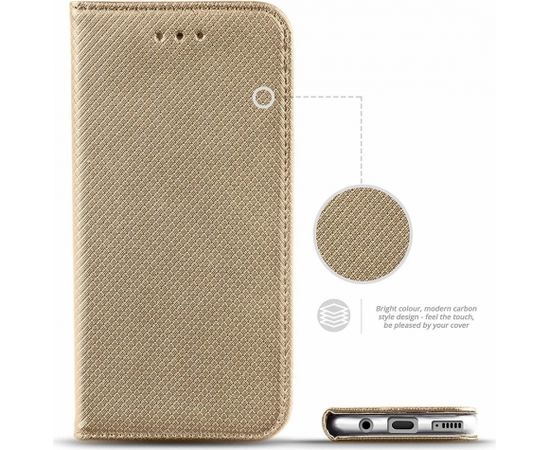 Fusion magnet case grāmatveida maks Xiaomi Redmi 10A 4G zeltains