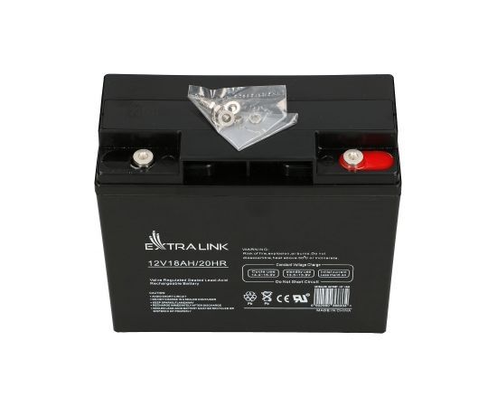 Extralink AKUMULATOR BATTERY ACCUMULATOR AGM 12V 18AH - Batterie - 18.000 mAh Sealed Lead Acid (VRLA) 13.5 V