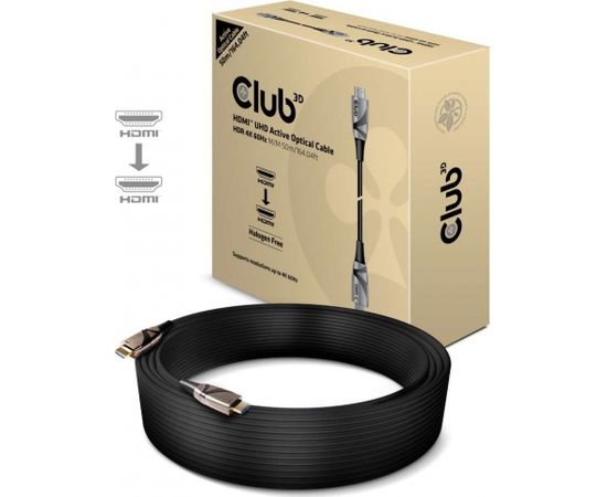 Club 3d CLUB3D HDMI 2.0 UHD Active Optical Cable HDR 4K 60Hz M/M 50m/164,04ft