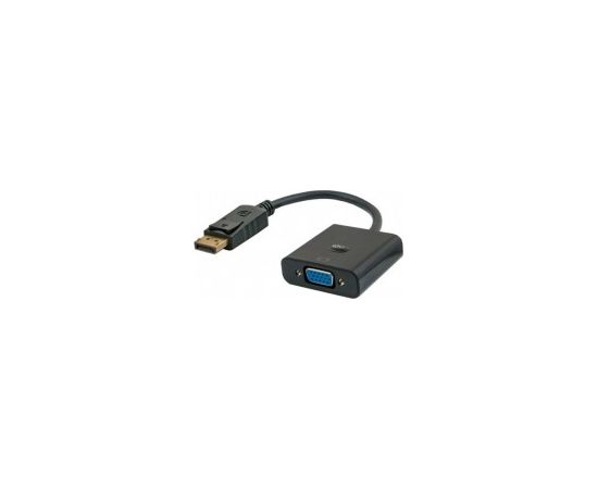 Savio CL-90 video cable adapter 0.2 m DisplayPort VGA (D-Sub) Black