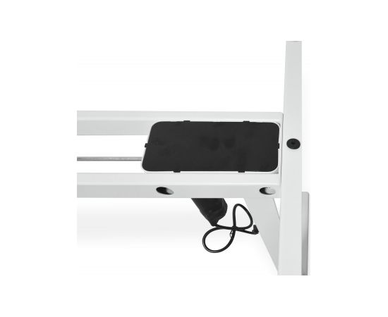 Digitus Desk frame, 70 - 120 cm, Maximum load weight 80 kg, Metal, White