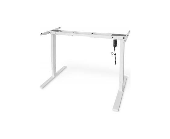 Digitus Desk frame, 70 - 120 cm, Maximum load weight 80 kg, Metal, White