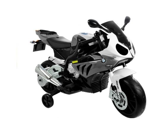 Elektriskais motocikls "BMW S1000RR", sudraba