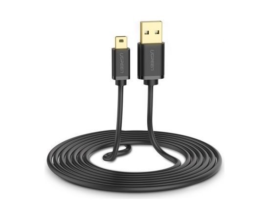 Ugreen USB - mini USB cable 480 Mbps 2 m black (US132 30472)