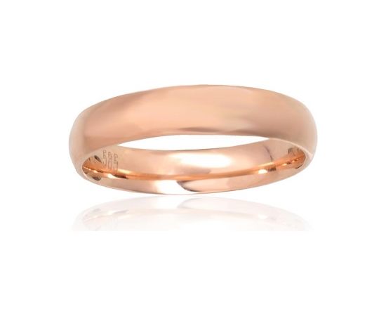 Золотое обручальное кольцо #1101091(Au-R), Красное Золото	585°, Размер: 23, 4.27 гр.