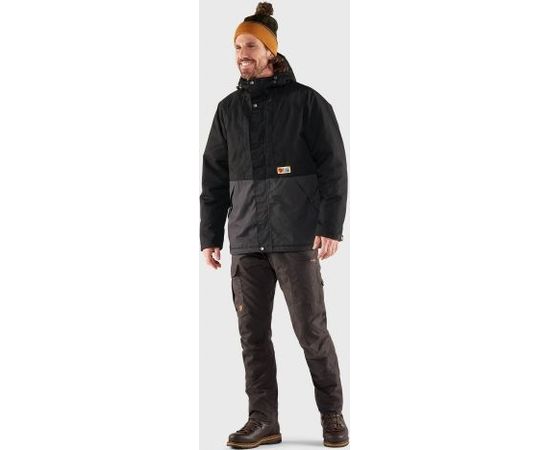 Fjallraven Vardag Lite Padded Jacket / Melna / Pelēka / XL