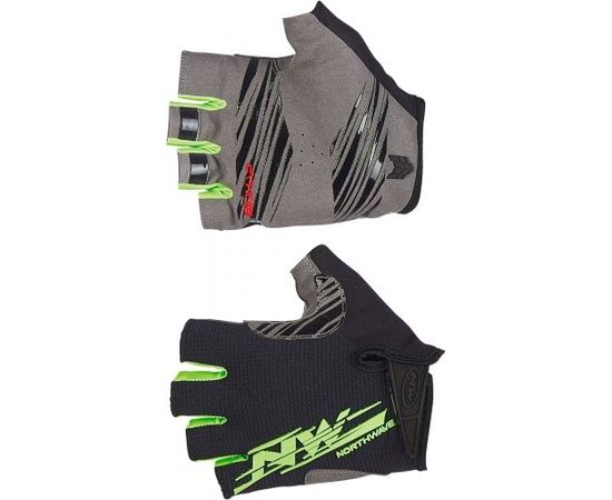 Northwave MTB Air 2 Short Gloves / Melna / Zaļa / L