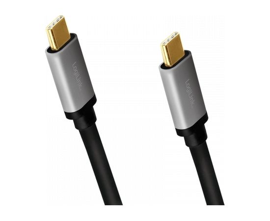 Logilink CUA0106 USB 2.0 Type-C cable USB 2.0 Type-C, This cable is ideal for connecting your external USB-C devices to your PC or notebook via the USB-C port. It enables super fast charging using Power Delivery (PD3; 20 V/5 A/100 W) and data transfer at 