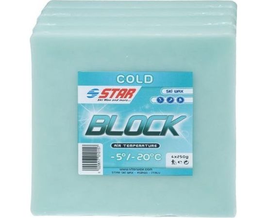 Star Ski Wax Vasks Block Minus / Zila