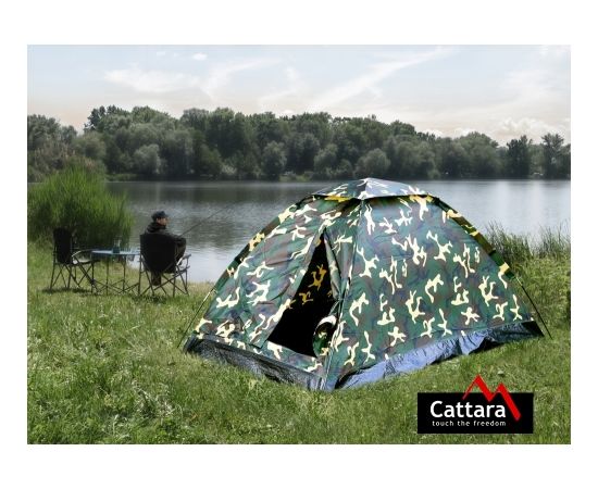 Divvietīga telts Cattara Army 200 x 120 x 100 cm