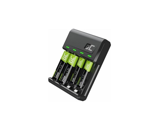 Bateriju lādētājs Green Cell VitalCharger and NiMH Batteries 2x AA 2000mAh 2x AAA 800mAh