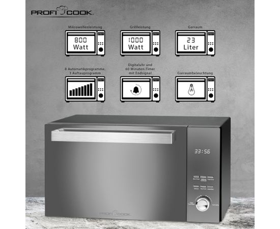 Microwave with grill Proficook MWG1204