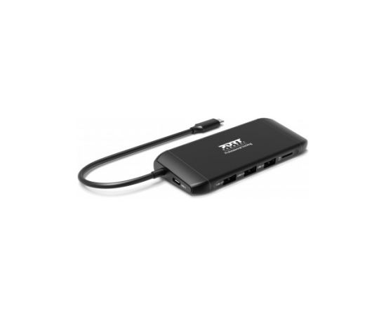 Port Designs 901913 interface hub USB 2.0 Type-C 5000 Mbit/s Black