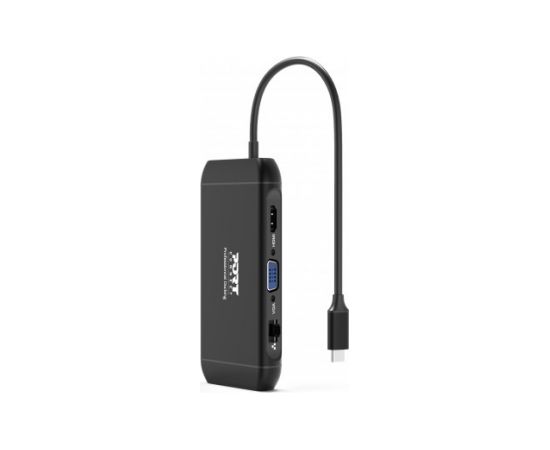 Port Designs 901913 interface hub USB 2.0 Type-C 5000 Mbit/s Black