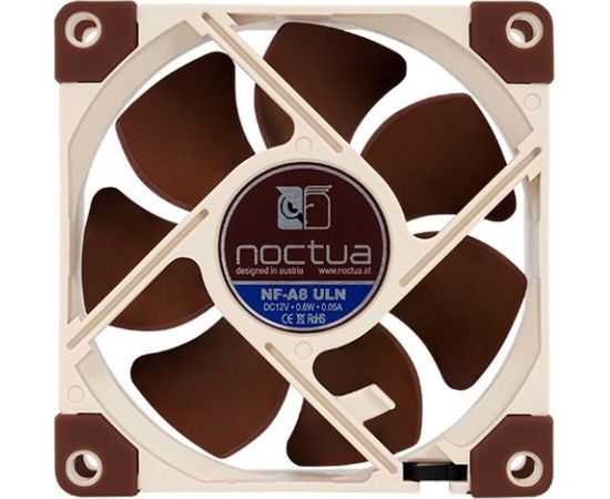 Noctua NF-A8 ULN computer cooling component Computer case Cooler 8 cm Beige, Brown