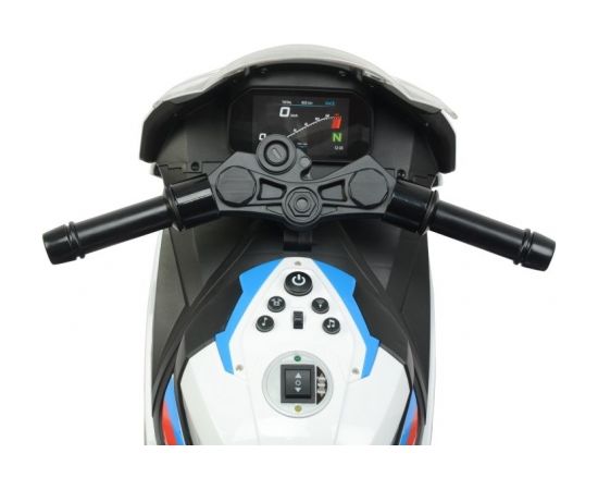 Bērnu elektriskais motocikls - BMW S1000RR, balts