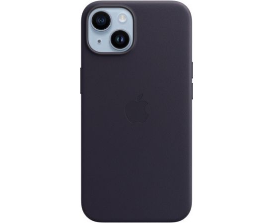 Apple iPhone 14 Leather Case with MagSafe Midnight