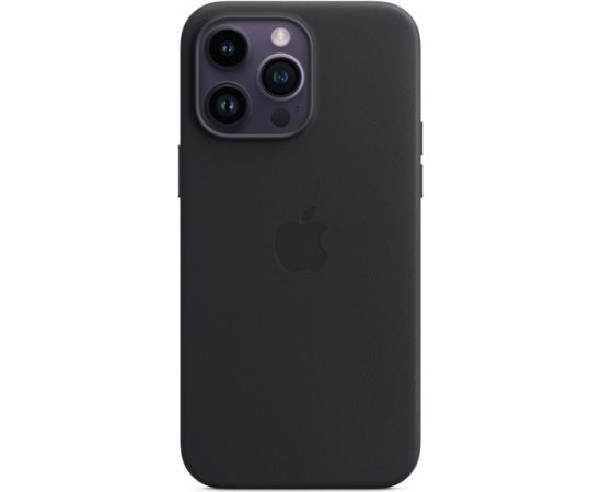 Apple iPhone 14 Pro Max Leather Case with MagSafe Midnight