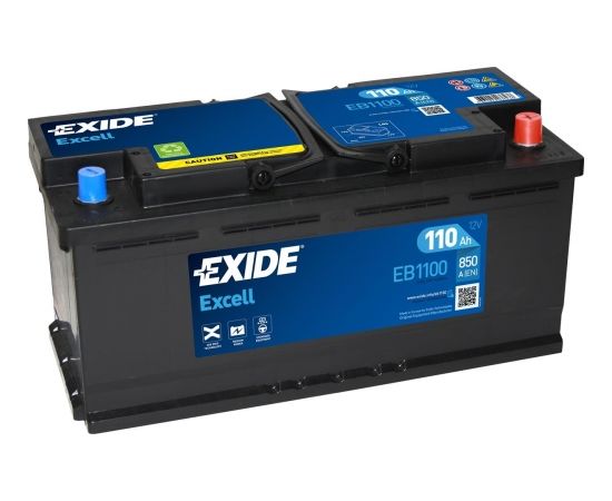 Exide Excell EB1100 12V 110Ah 800A 394x175x190 EB1100