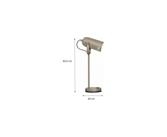 Activejet NICOLE GREY E27 desk lamp