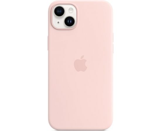 Apple iPhone 14 Plus Silicone Case with MagSafe Chalk Pink