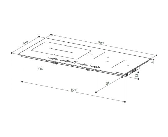 Induction hob Faber FCH Slim 94 BK KL