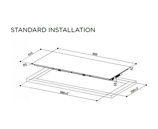 Induction hob Faber FCH Slim 94 BK KL