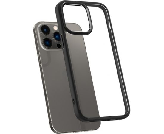 Spigen Ultra Hybrid прзрачное стекло TPU чехол-крышка для Apple iPhone 14 Pro Max Черная рамка