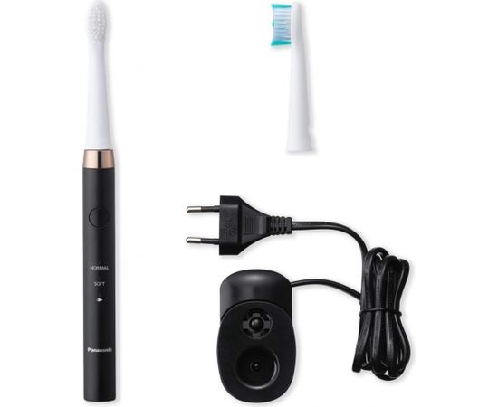 Panasonic Electric Toothbrush EW-DM81-K503 Rechargeable, For adults, Number of brush heads included 2, Number of teeth brushing modes 2, Sonic technology, White/Black