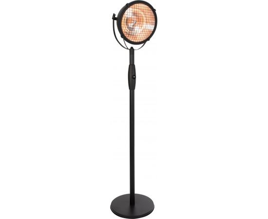 SUNRED Heater RSS19, Indus Bright Standing Infrared, 2100 W, Black