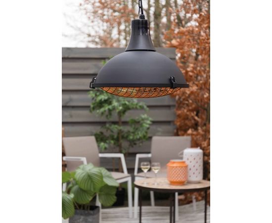 SUNRED Heater IND-2100H, Indus II Bright Hanging Infrared, 2100 W, Black