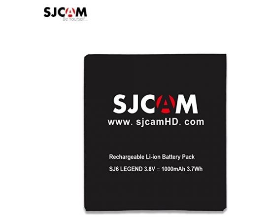 SJCam Oriģināls akumulators priekš Sporta Kameras SJ6 Legend 3.8V 1000mAh Li-Ion (EU Blister)