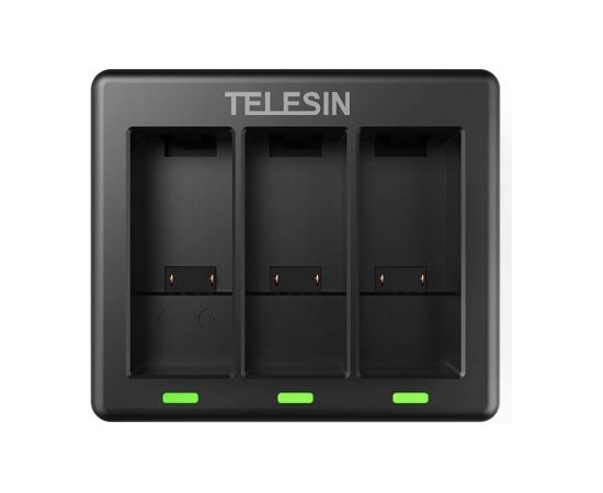 Telesin 3-slot charger for GoPro Hero 9 / Hero 10 + 2 batteries (GP-BTR-903-B)